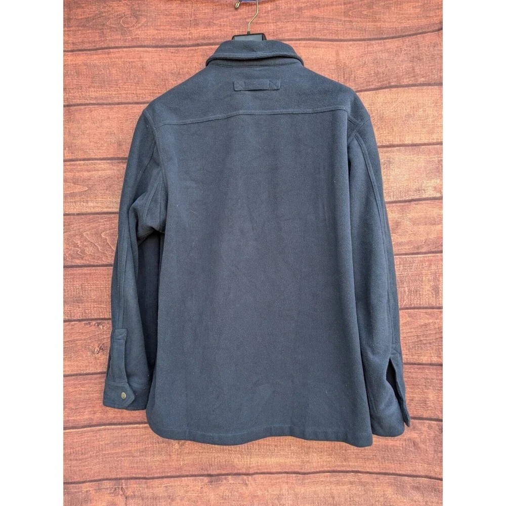 Duluth‎ Trading Shoreman Fleece Snap Shacket L Outdoors Work Heavy Warm Winter